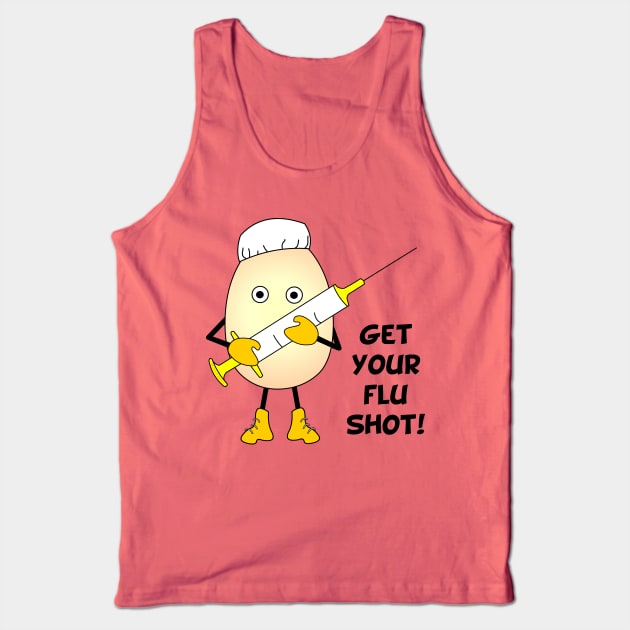 Nurse Flu Shot Tank Top by Barthol Graphics